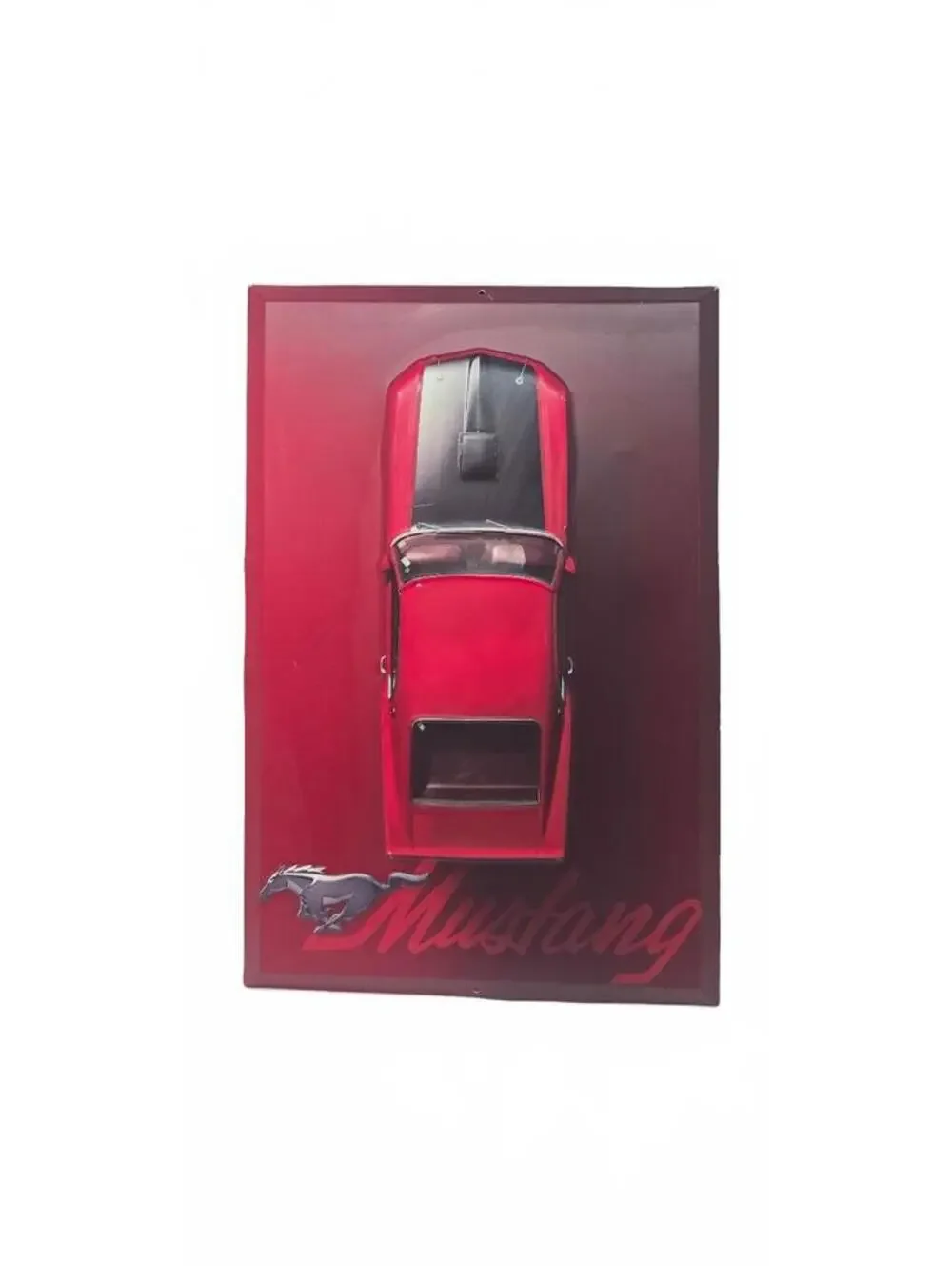 Ford Mustang Red Wall Decor Metal Plaque by Open Road Brands